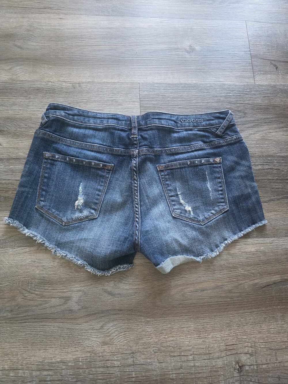 VIGOSS The Jagger Women's Blue Denim Shorts Size 31/3